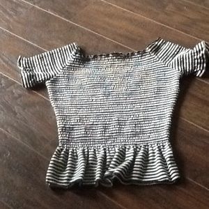 Modern amusement crop top